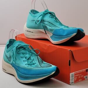 Nike ZoomX Vaporfly NEXT% 2 Aurora Green Men's Sz 9.5 EUC